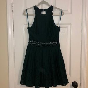 Francescas green lace dress